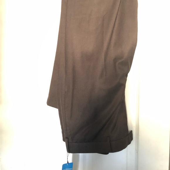NWT! Perry Ellis Brown Dress Pants - Picture 6 of 6